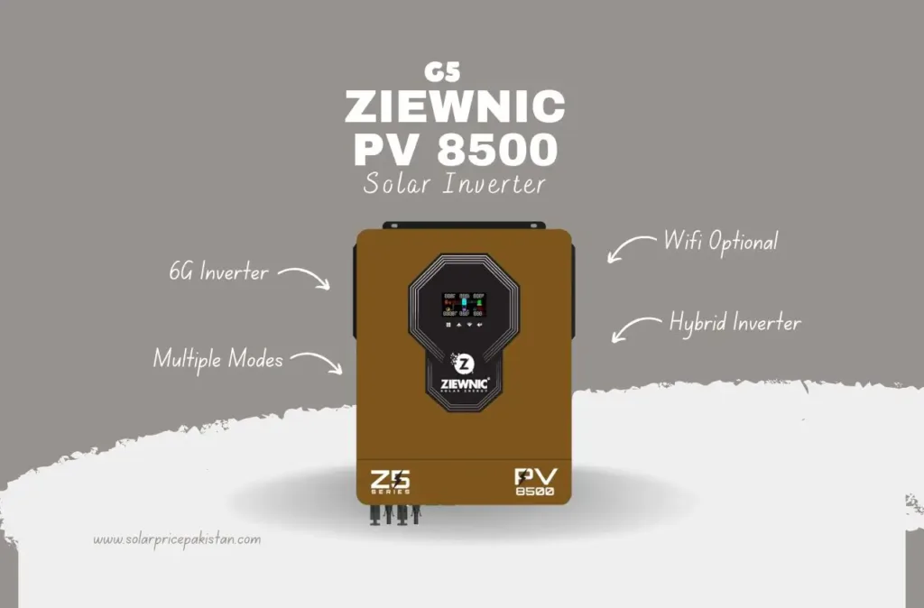 G5 Ziewnic PV 8500 Solar Inverter Price in Pakistan