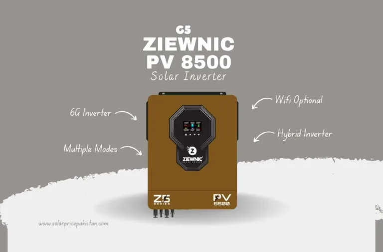 G5 Ziewnic PV 8500 Solar Inverter Price in Pakistan