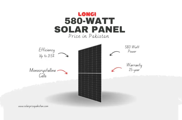 longi 580 watt solar panel price in pakistan