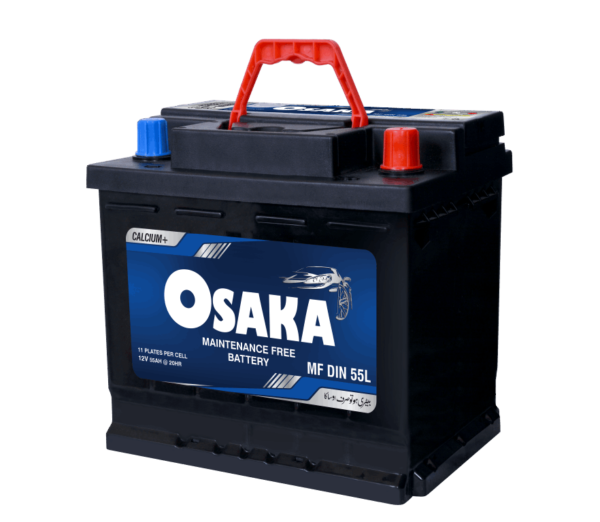 Osaka battery MF DIN 55 price in Pakistan, MF DIN 55 Osaka battery in Pakistan, best car battery