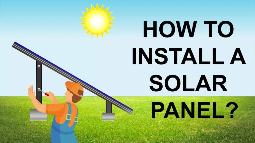 How to install solar panels