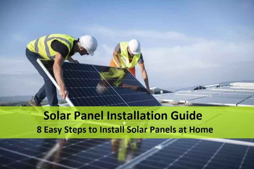 steps to install solar panels