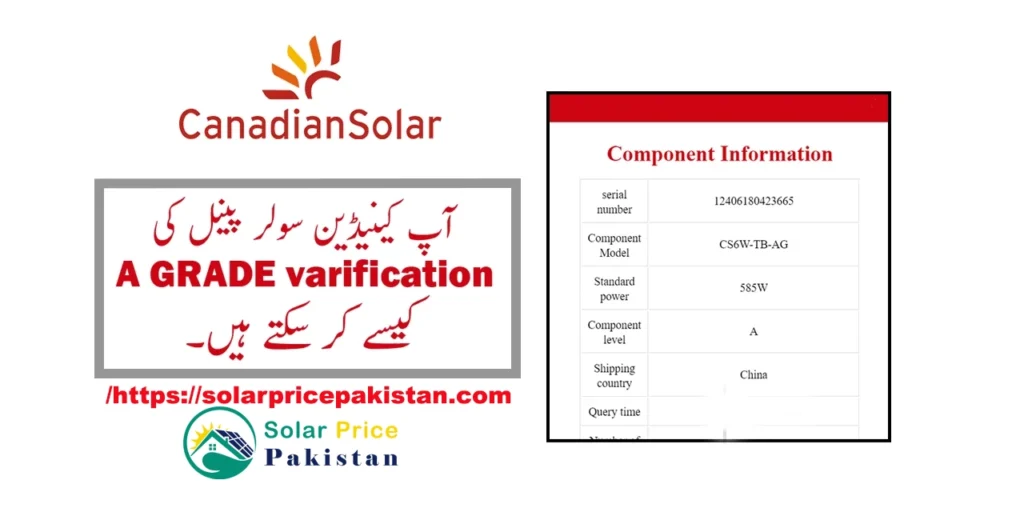how to verify canadian solar panel