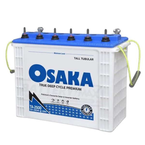 Osaka TA 2500 Tubular Battery, Osaka Tubular Battery