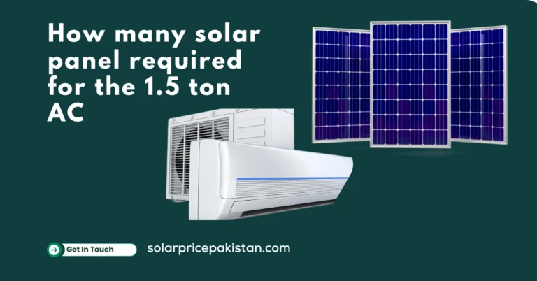 Number of solar panels for AC, Solar panels for 1.5 ton AC